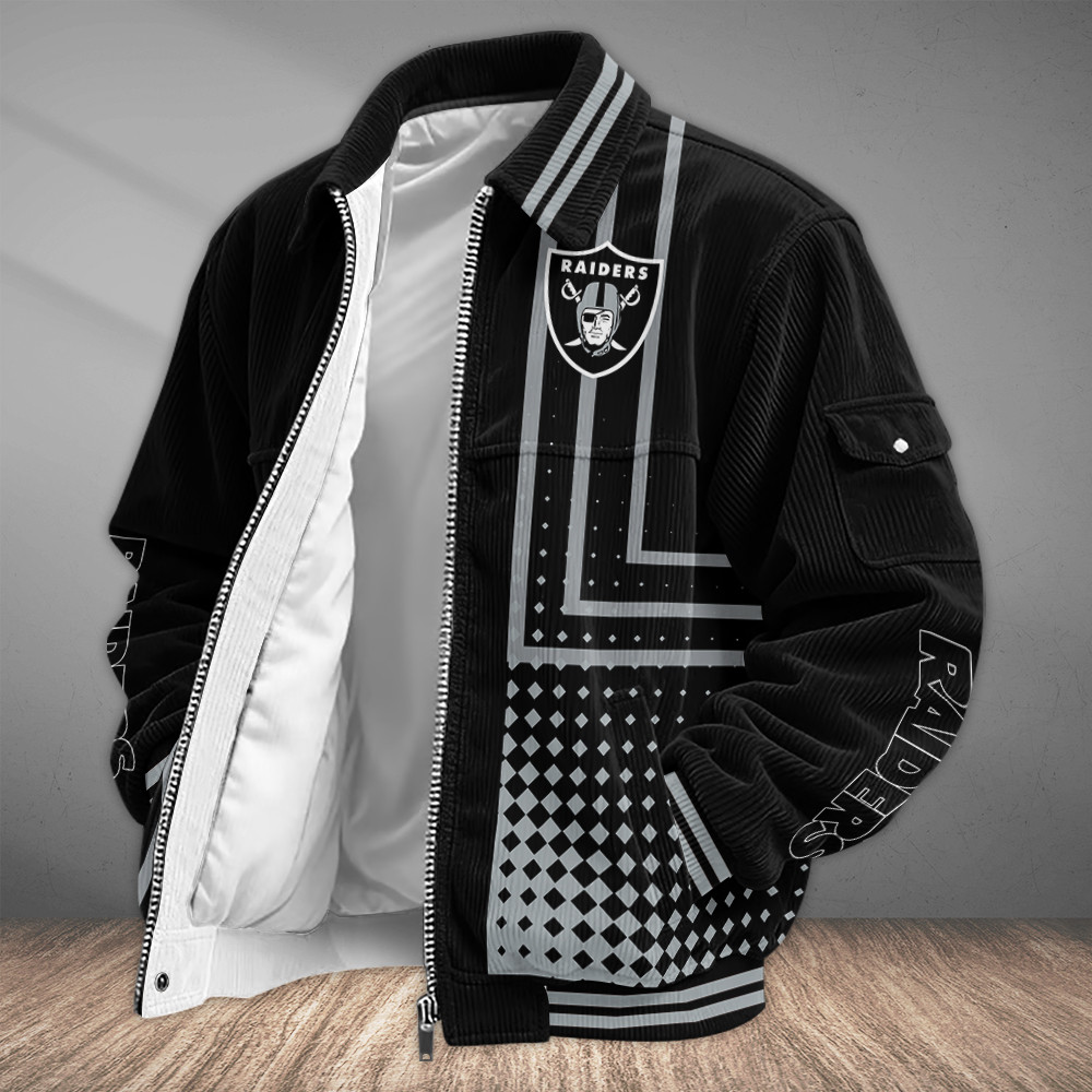 Las Vegas Raiders Touchdown Classic Varsity Jacket PZAWJ4