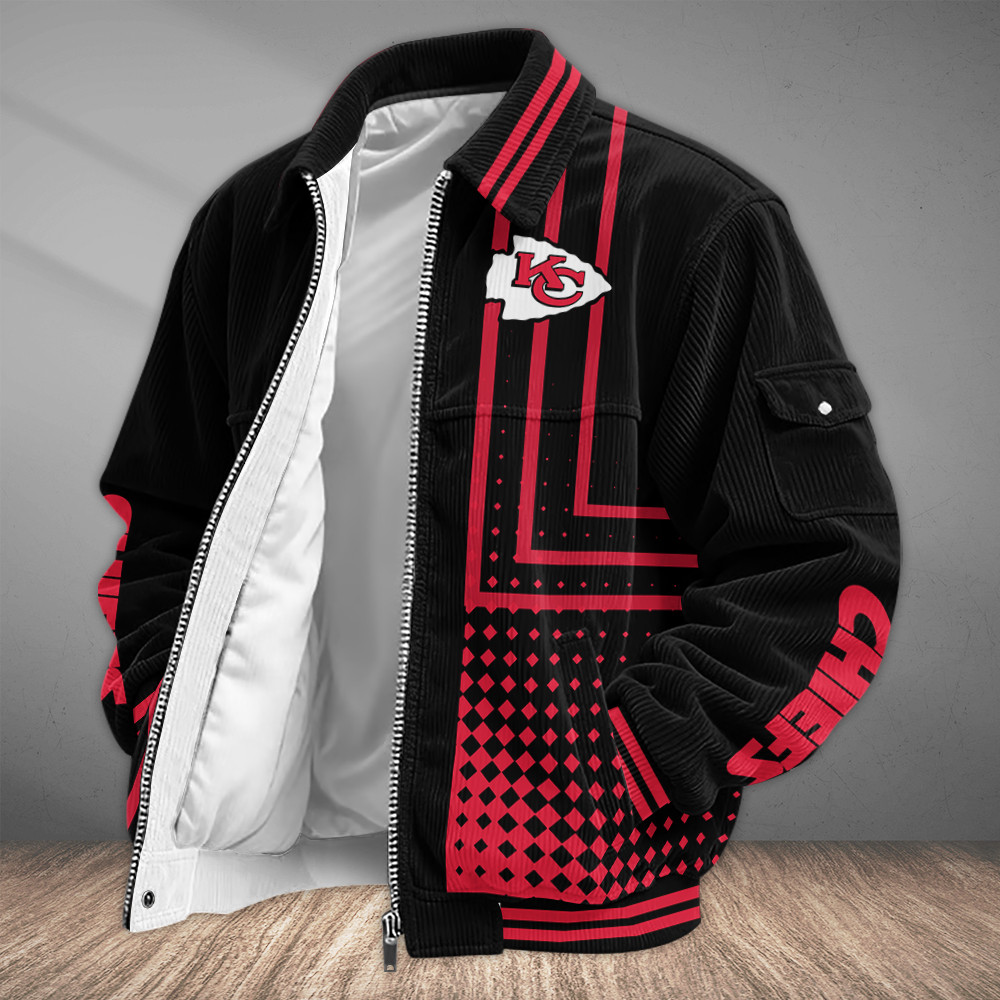 Kansas City Chiefs Touchdown Classic Varsity Jacket PLYUXT