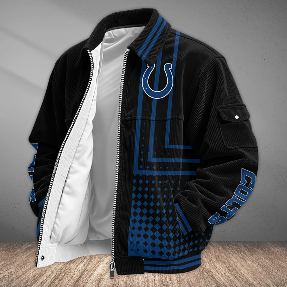 Indianapolis Colts Touchdown Classic Varsity Jacket PQJT8P