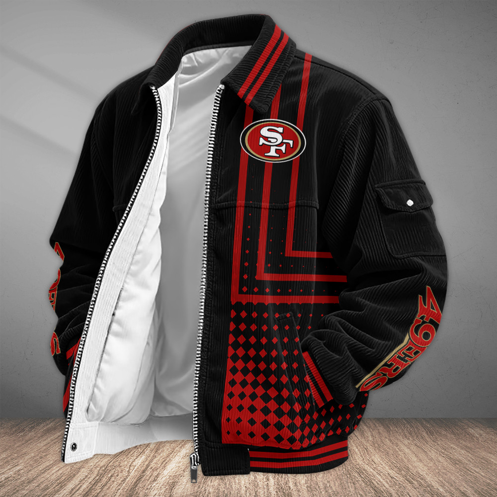 San Francisco 49ers Touchdown Classic Varsity Jacket PBYTX2