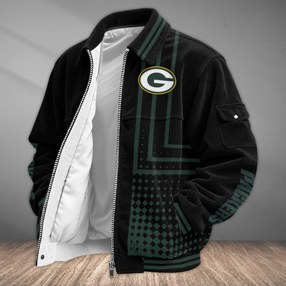 Green Bay Packers Touchdown Classic Varsity Jacket PDSEGH