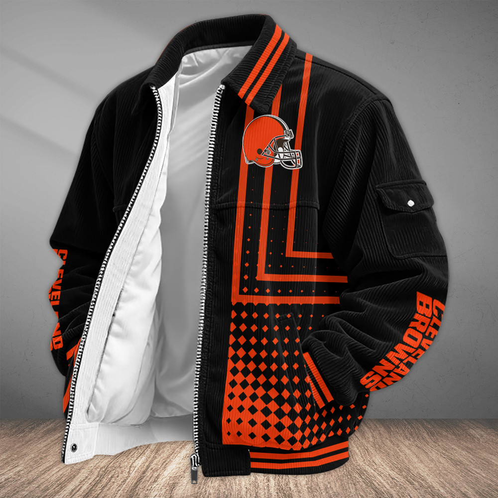Cleveland Browns Touchdown Classic Varsity Jacket PPND74
