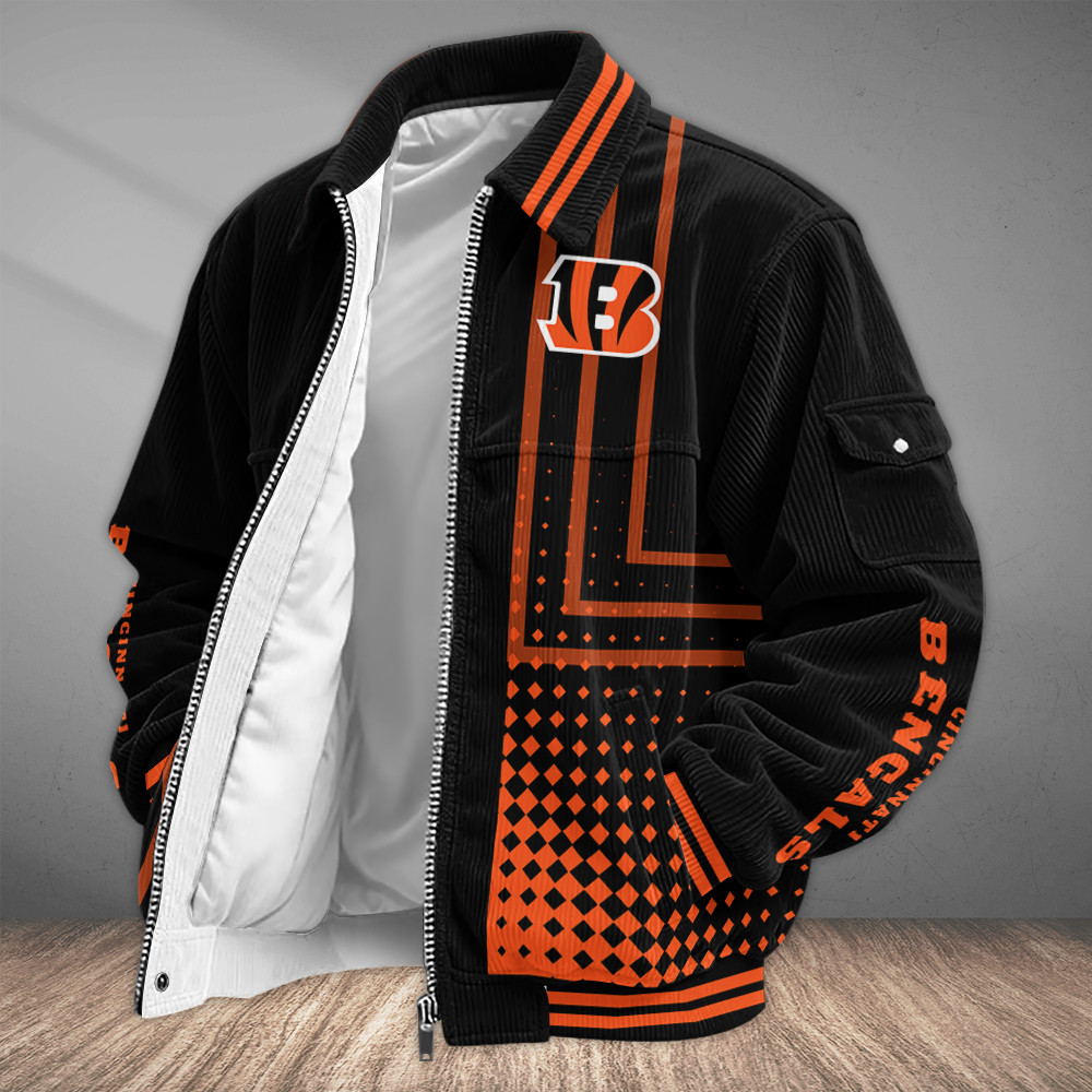 Cincinnati Bengals Touchdown Classic Varsity Jacket PHQCWK