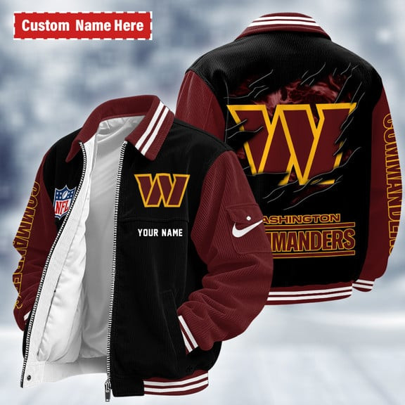Washington Commanders Touchdown Classic Varsity Jacket P4FEW2
