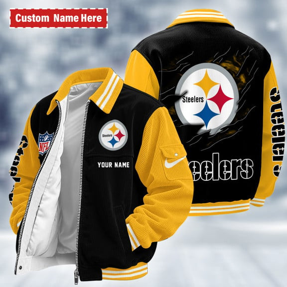 Pittsburgh Steelers Touchdown Classic Varsity Jacket PNCZR9
