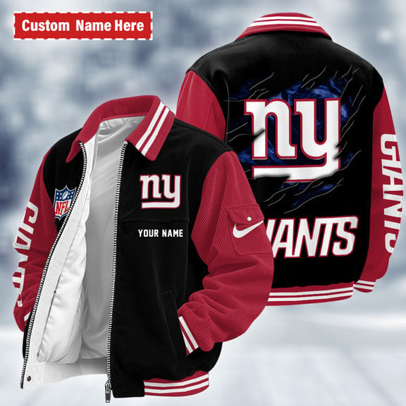 New York Giants Touchdown Classic Varsity Jacket PKBT4A