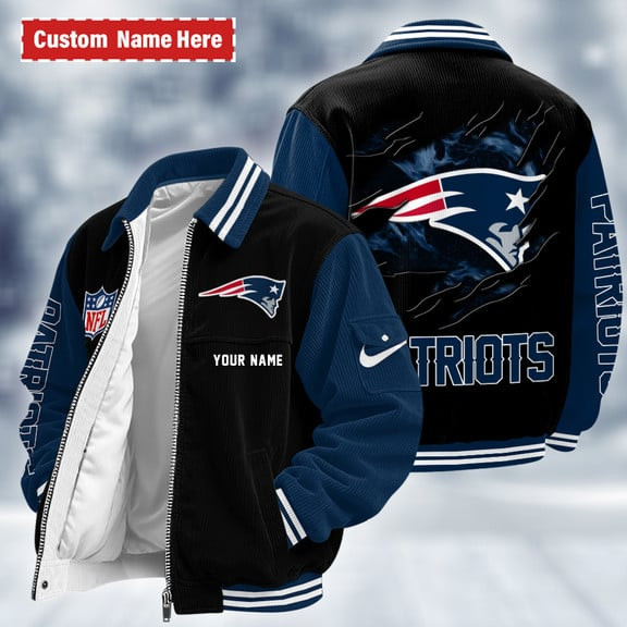 New England Patriots Touchdown Classic Varsity Jacket PQF9TS