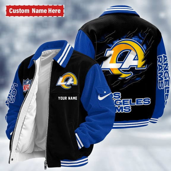 Los Angeles Rams Touchdown Classic Varsity Jacket PPTVBP