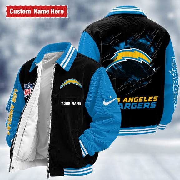 Los Angeles Chargers Touchdown Classic Varsity Jacket PMKVTD