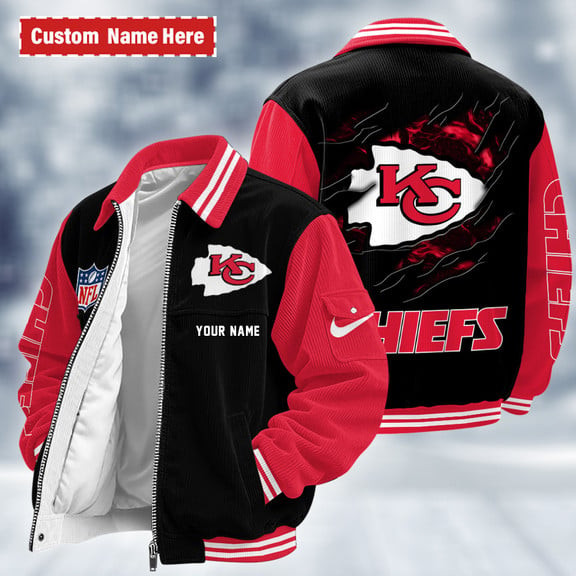 Kansas City Chiefs Touchdown Classic Varsity Jacket PWUZHK