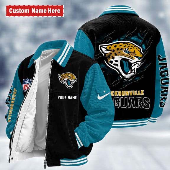 Jacksonville Jaguars Touchdown Classic Varsity Jacket P8AULU