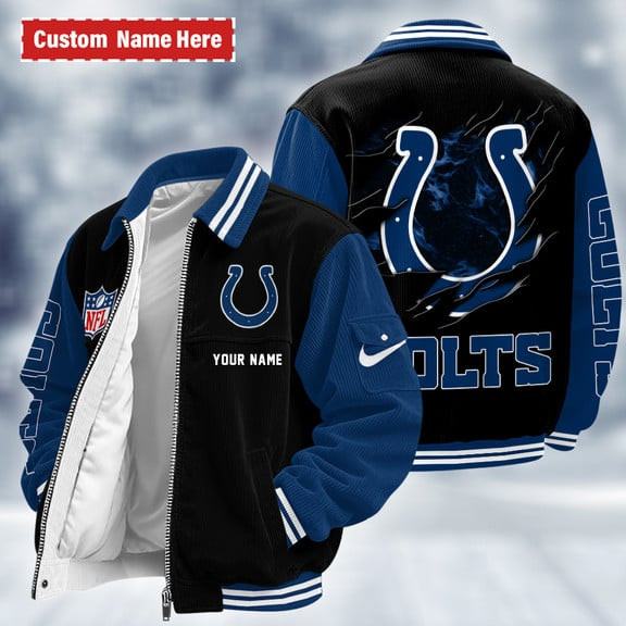 Indianapolis Colts Touchdown Classic Varsity Jacket PHDEER