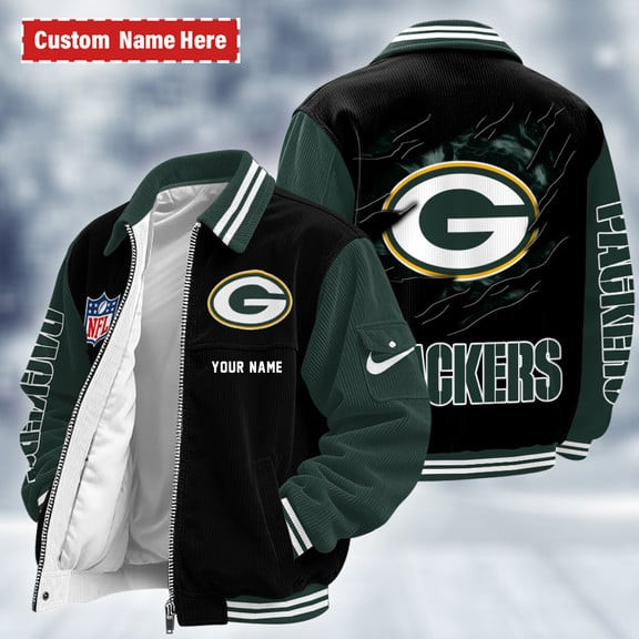 Green Bay Packers Touchdown Classic Varsity Jacket PWTP3C