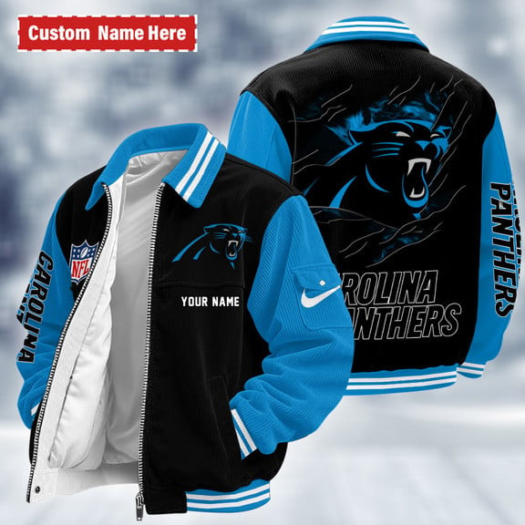Carolina Panthers Touchdown Classic Varsity Jacket P2ESL3