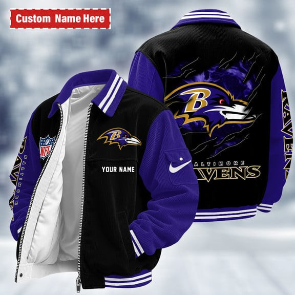 Baltimore Ravens Touchdown Classic Varsity Jacket P5R4CT