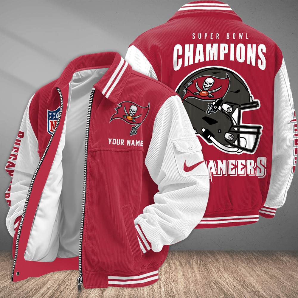 Tampa Bay Buccaneers Touchdown Classic Varsity Jacket PED53C