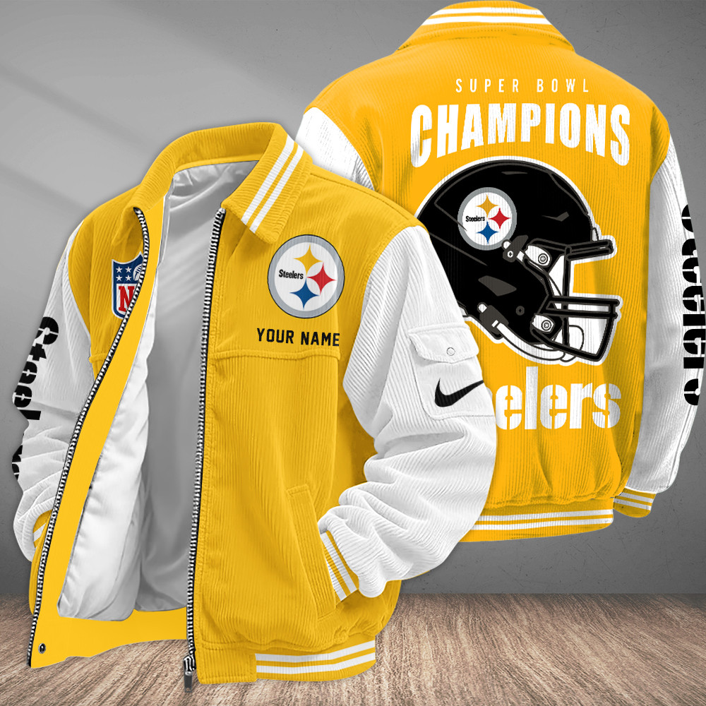 Pittsburgh Steelers Touchdown Classic Varsity Jacket PMF8VD