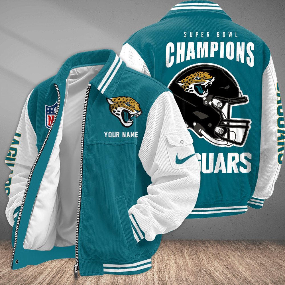 Jacksonville Jaguars Touchdown Classic Varsity Jacket P4YXKN