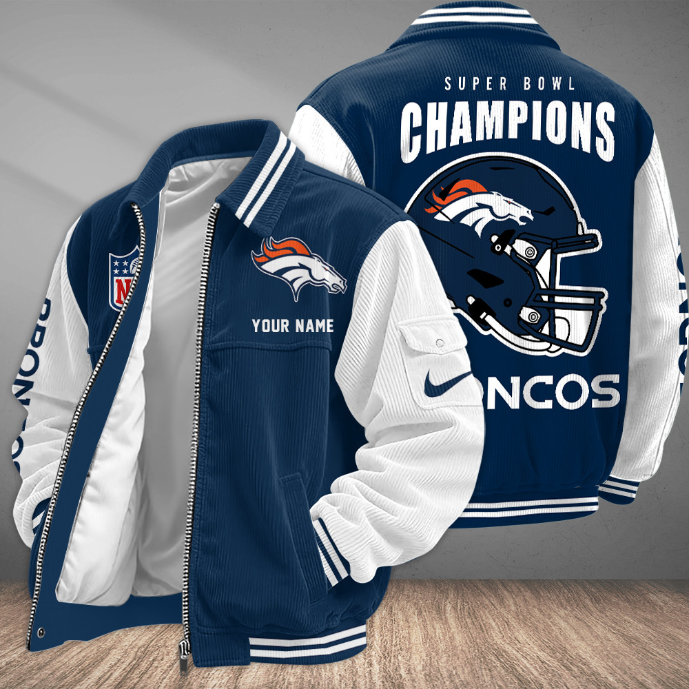 Denver Broncos Touchdown Classic Varsity Jacket P4V4LB