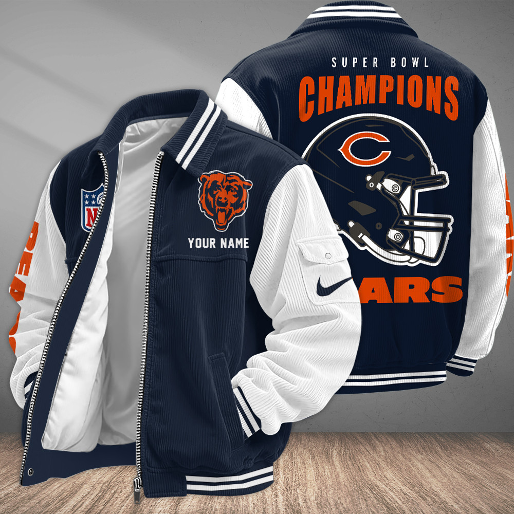 Chicago Bears Touchdown Classic Varsity Jacket PGBPY9