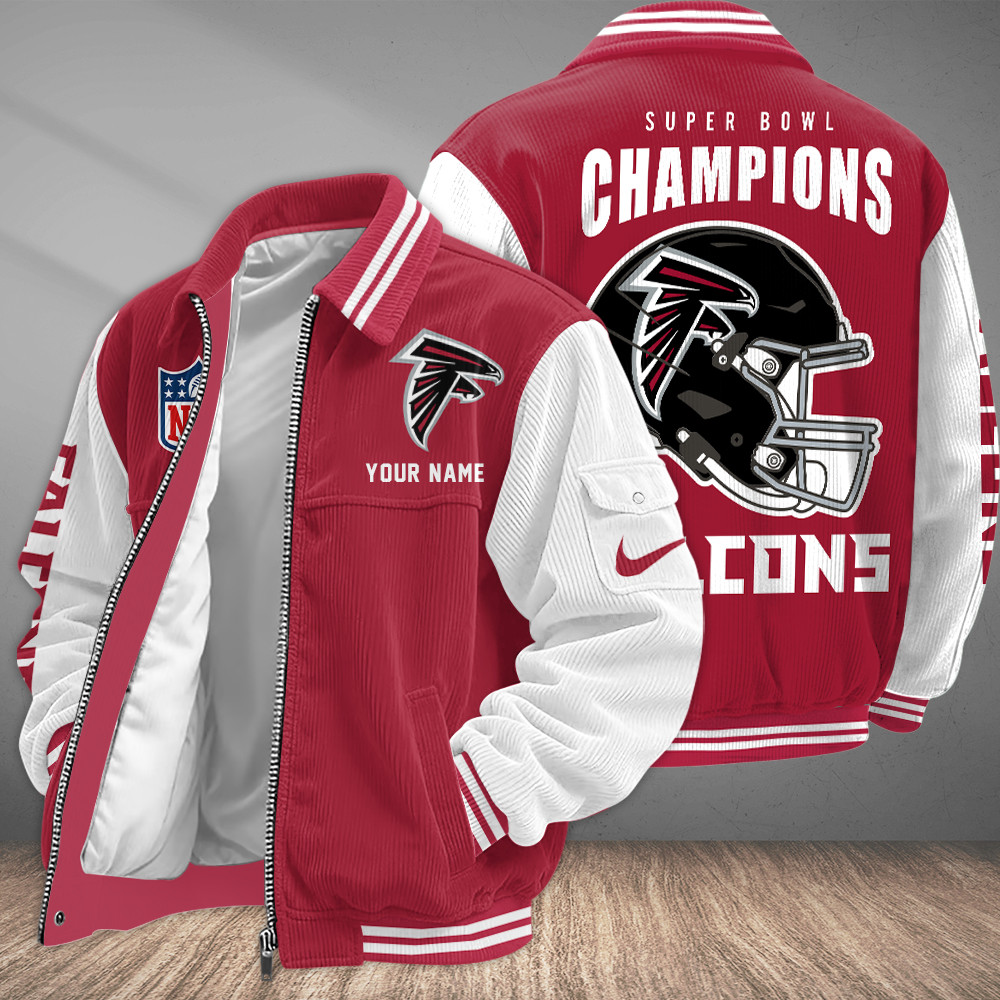 Atlanta Falcons Touchdown Classic Varsity Jacket PXZNMG