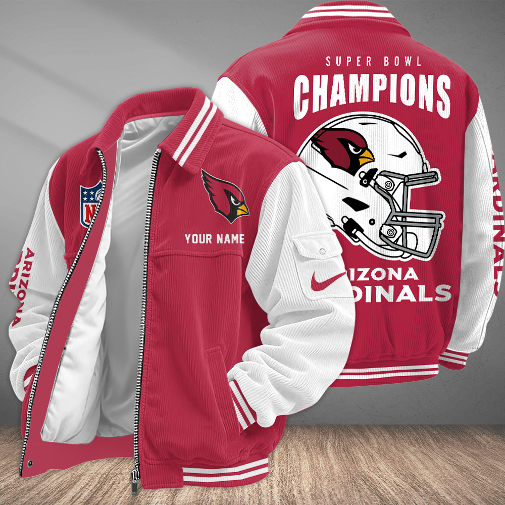 Arizona Cardinals Touchdown Classic Varsity Jacket PNHS65