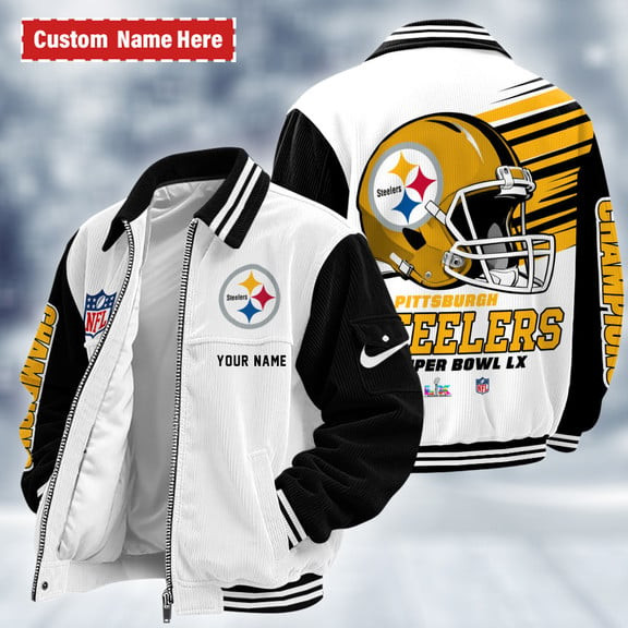 Pittsburgh Steelers Touchdown Classic Varsity Jacket PXNMPL