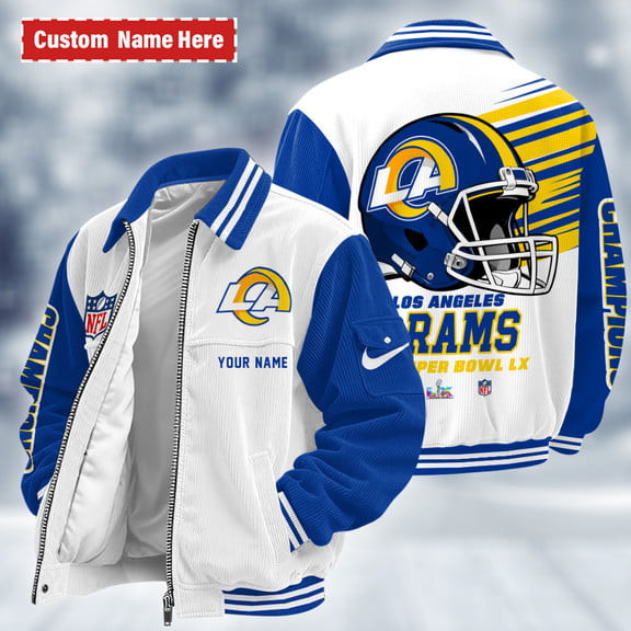 Los Angeles Rams Touchdown Classic Varsity Jacket P7VBPA
