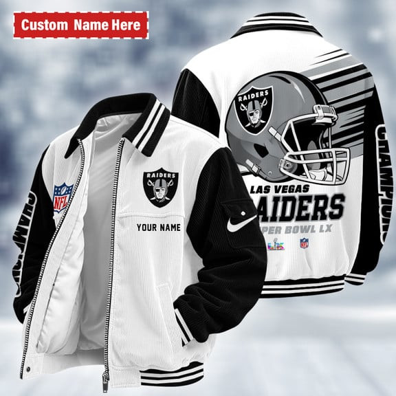 Las Vegas Raiders Touchdown Classic Varsity Jacket PYRQNH