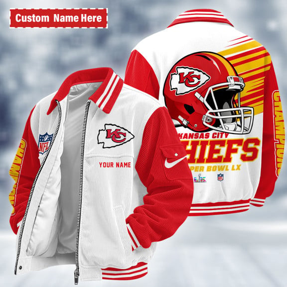 Kansas City Chiefs Touchdown Classic Varsity Jacket P68VQV