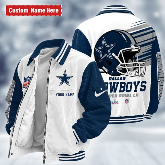 Dallas Cowboys Touchdown Classic Varsity Jacket PP3N8J