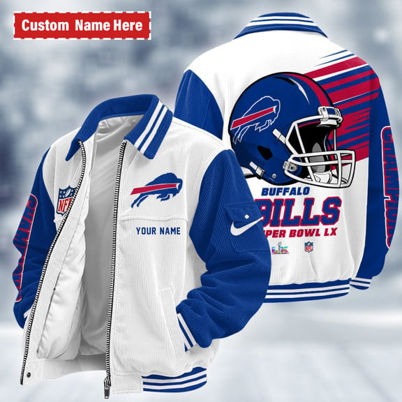 Buffalo Bills Touchdown Classic Varsity Jacket PF8J69