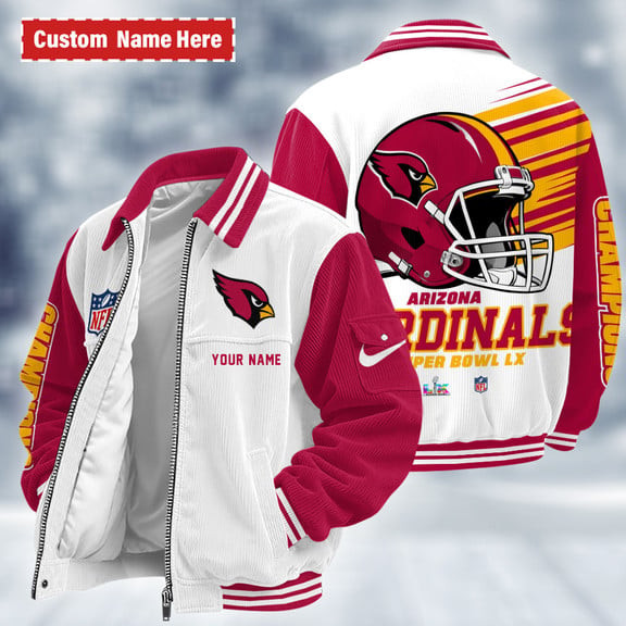 Arizona Cardinals Touchdown Classic Varsity Jacket PCKTJ4