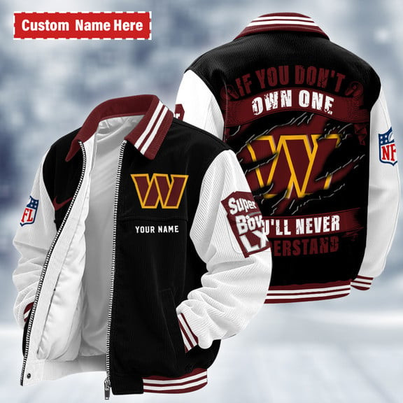 Washington Commanders Touchdown Classic Varsity Jacket PFQ5YJ