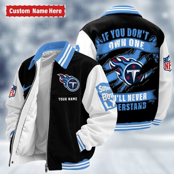 Tennessee Titans Touchdown Classic Varsity Jacket PT3ZNK