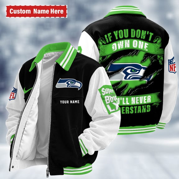 Seattle Seahawks Touchdown Classic Varsity Jacket PMX7SG