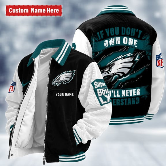 Philadelphia Eagles Touchdown Classic Varsity Jacket PHGW6U