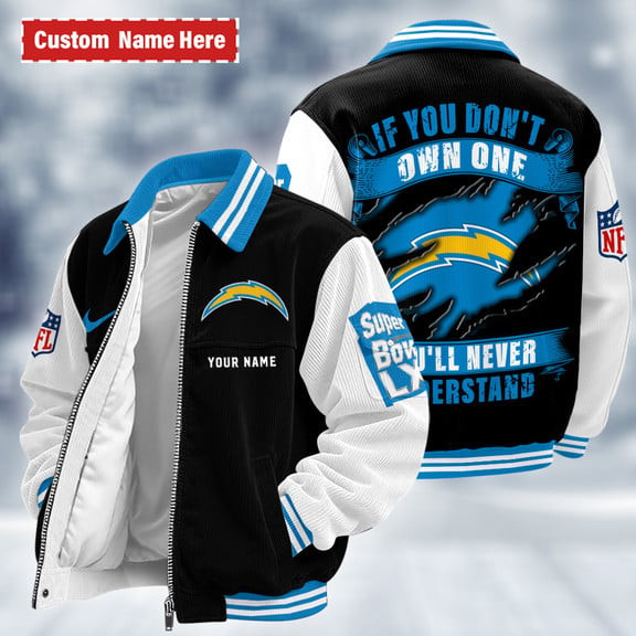 Los Angeles Chargers Touchdown Classic Varsity Jacket P8THYU