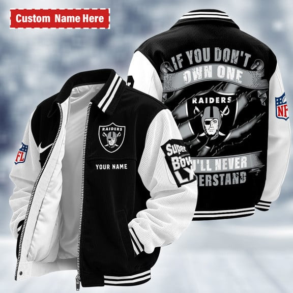 Las Vegas Raiders Touchdown Classic Varsity Jacket P92TFB