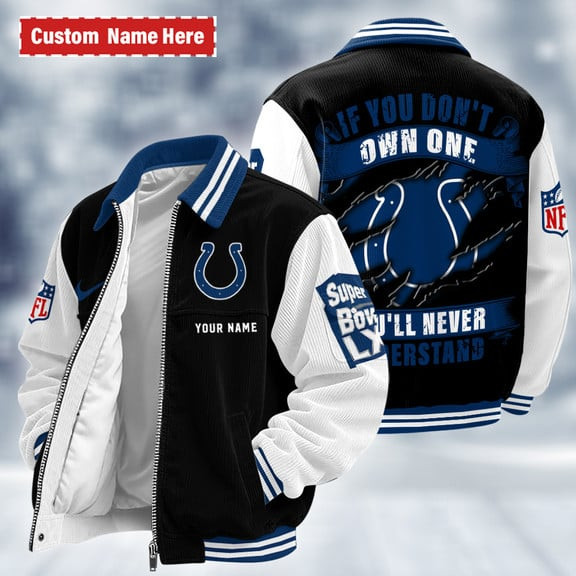Indianapolis Colts Touchdown Classic Varsity Jacket PMDMM6