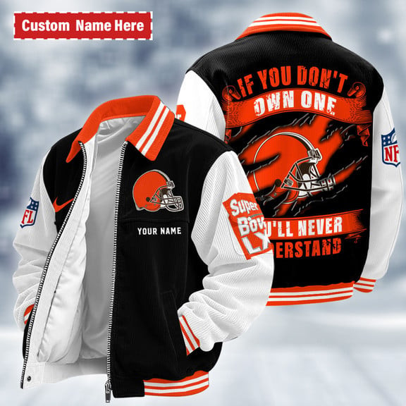 Cleveland Browns Touchdown Classic Varsity Jacket PSTG3V