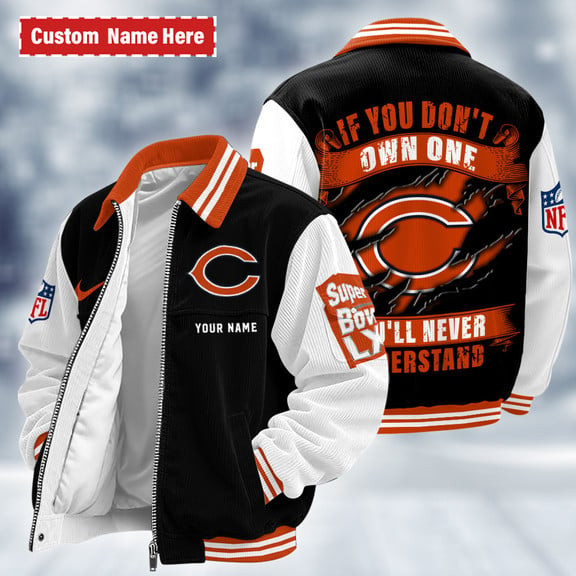 Chicago Bears Touchdown Classic Varsity Jacket PXN59T