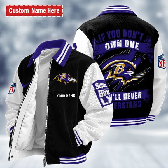 Baltimore Ravens Touchdown Classic Varsity Jacket PMDE3B