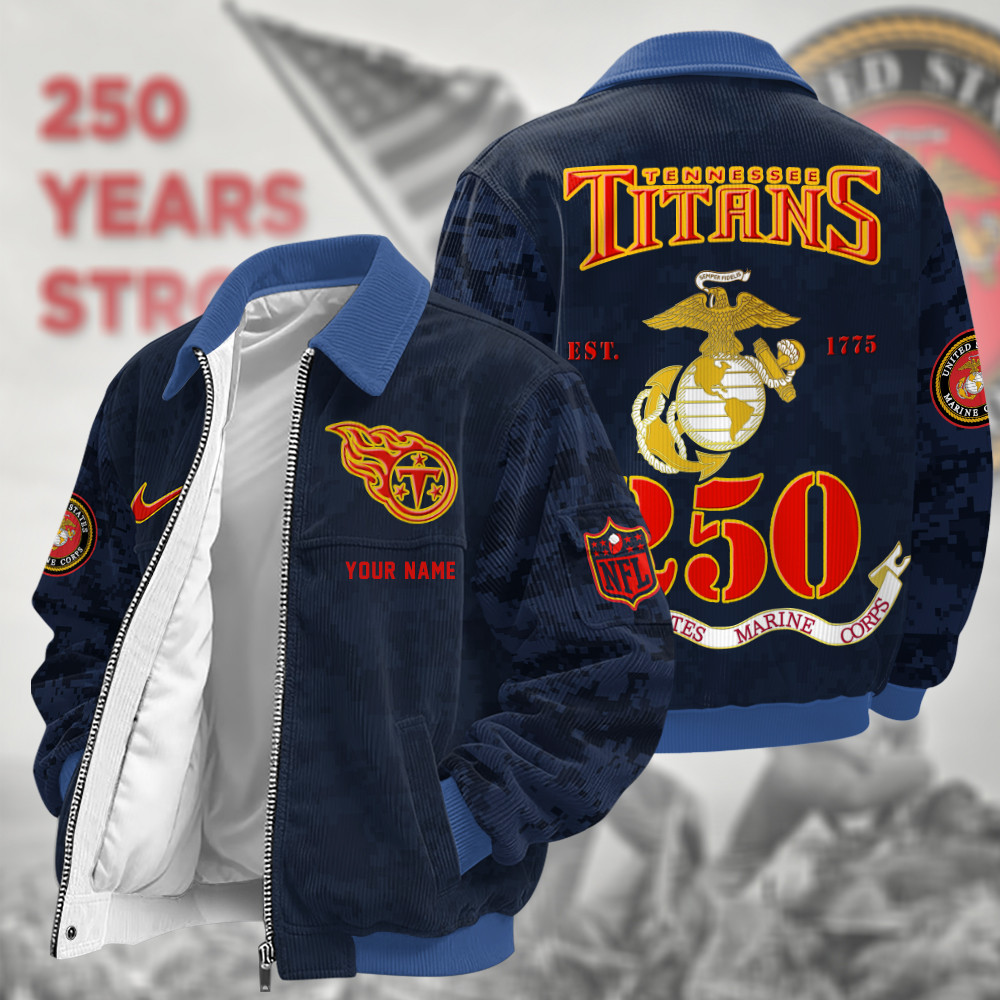 Tennessee Titans US 250th Anniversary Touchdown Classic Varsity Jacket PKU7J5