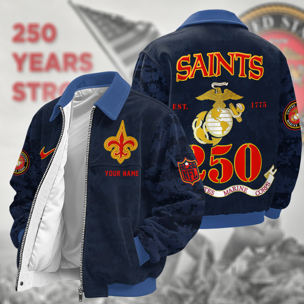 New Orleans Saints US 250th Anniversary Touchdown Classic Varsity Jacket PVGJNJ