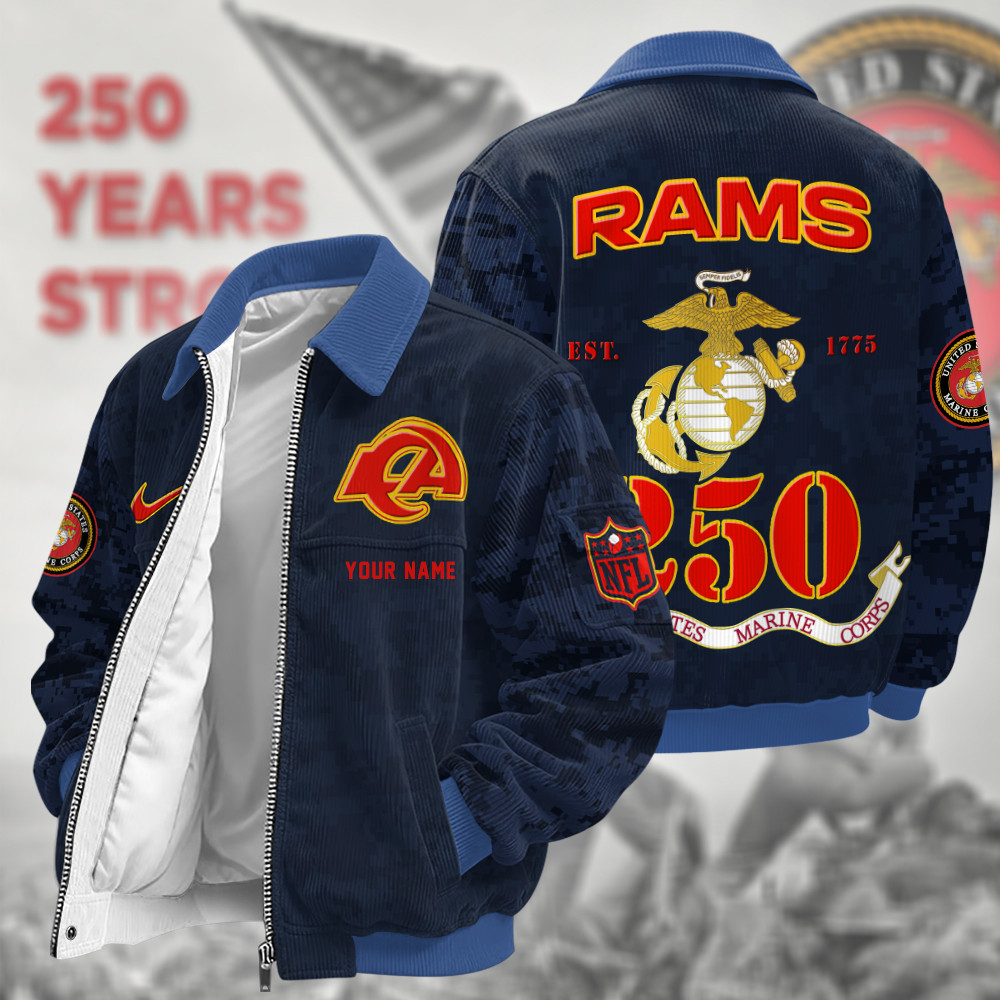 Los Angeles Rams US 250th Anniversary Touchdown Classic Varsity Jacket PYTQD9