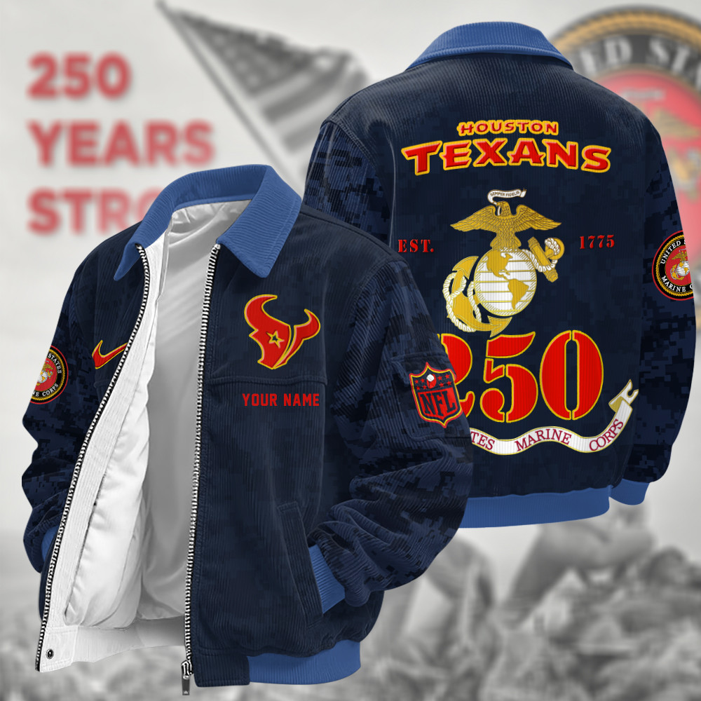 Houston Texans US 250th Anniversary Touchdown Classic Varsity Jacket PSJH9X