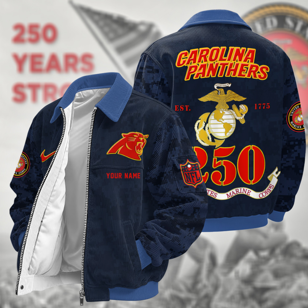 Carolina Panthers US 250th Anniversary Touchdown Classic Varsity Jacket PXKEDG