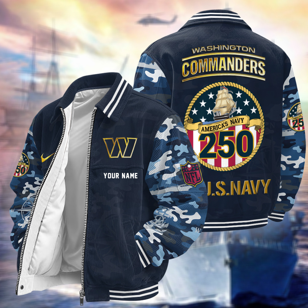 Washington Commanders US 250th Anniversary Touchdown Classic Varsity Jacket PVHE9Y