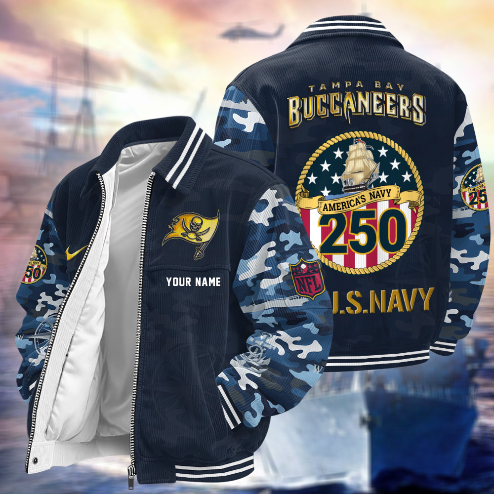 Tampa Bay Buccaneers US 250th Anniversary Touchdown Classic Varsity Jacket PY4AUL